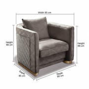 Eternity Art Deco Armchair