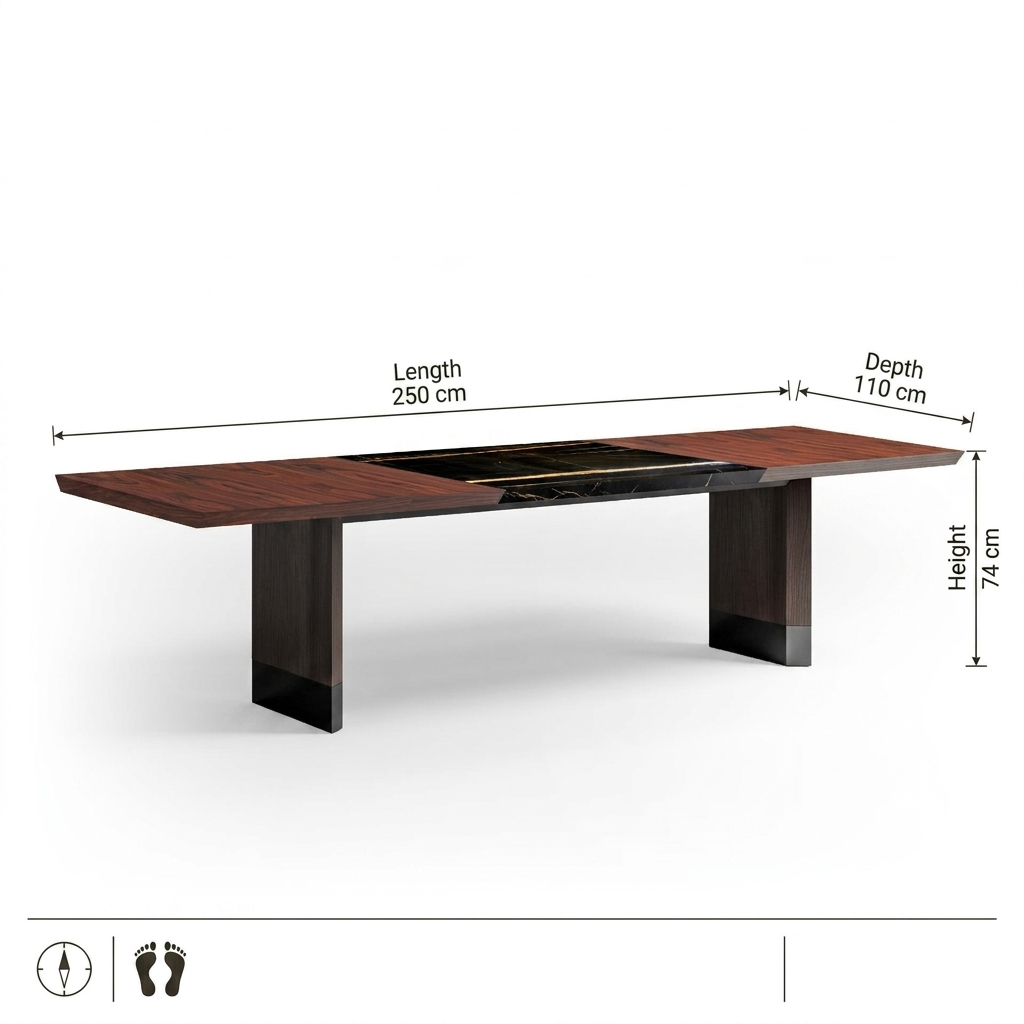 Apex Inlay Dining Table