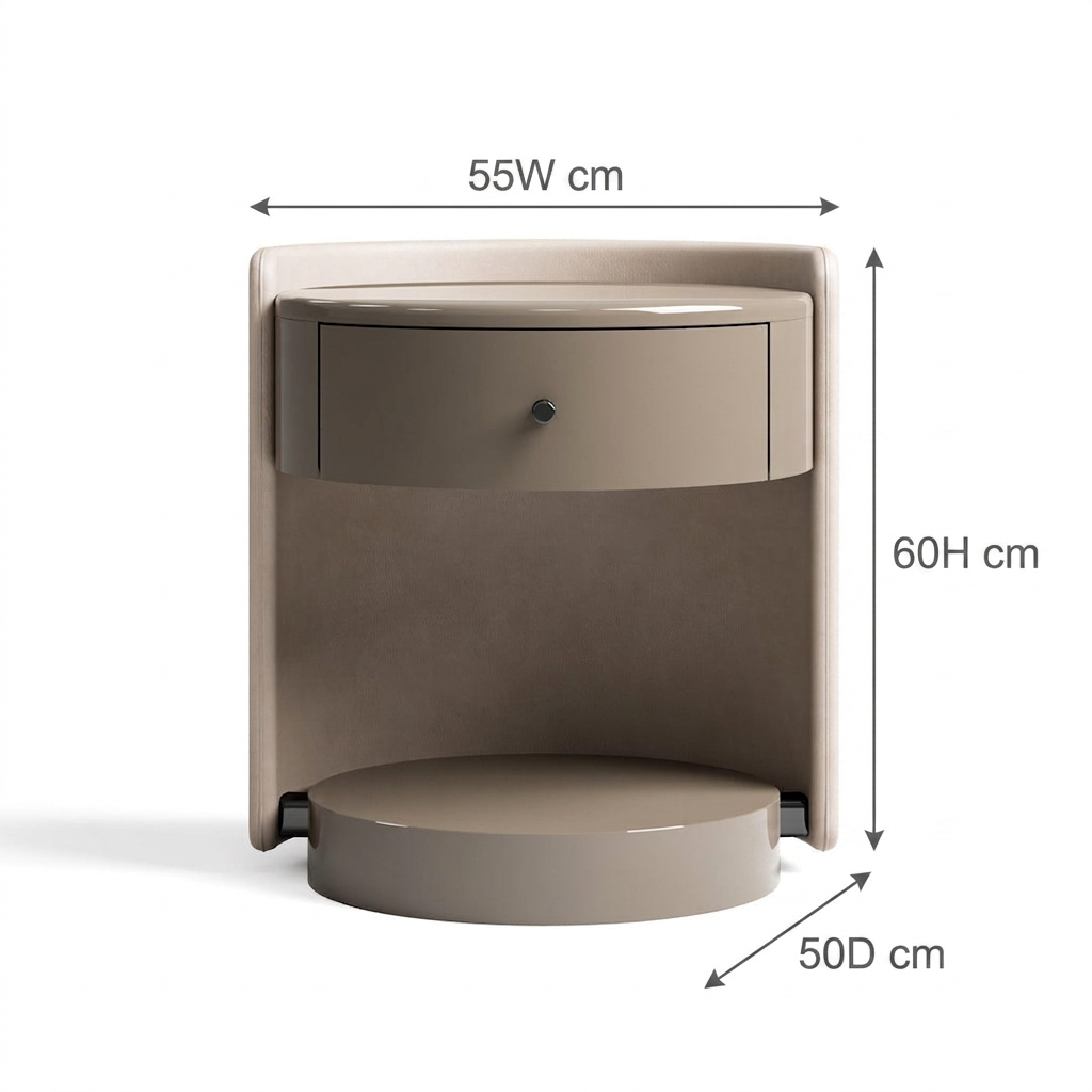 Minimalist Upholstered Bedside Table