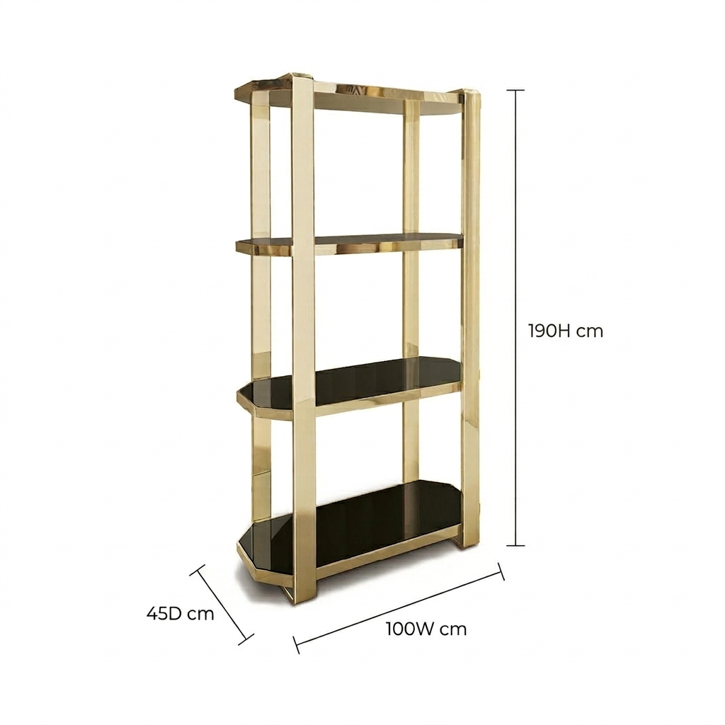 Art Deco Fusion Shelve Unit