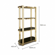 Art Deco Fusion Shelve Unit