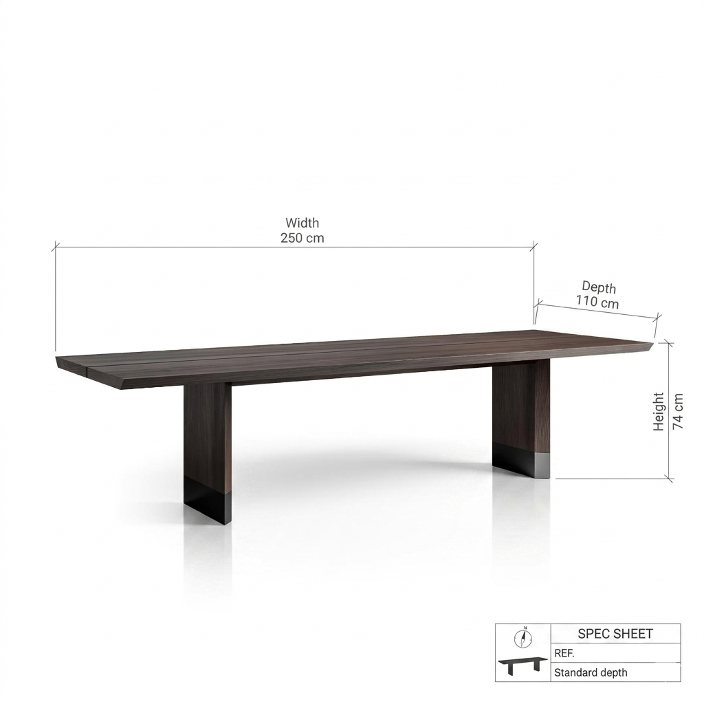 Summit Linear Dining Table