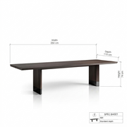 Summit Linear Dining Table