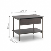Minimalist Slender Bedside Cabinet