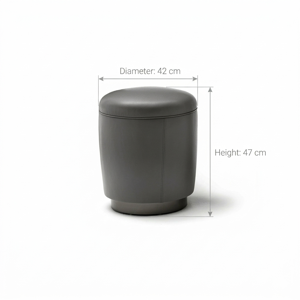Aura Vanity Ottoman