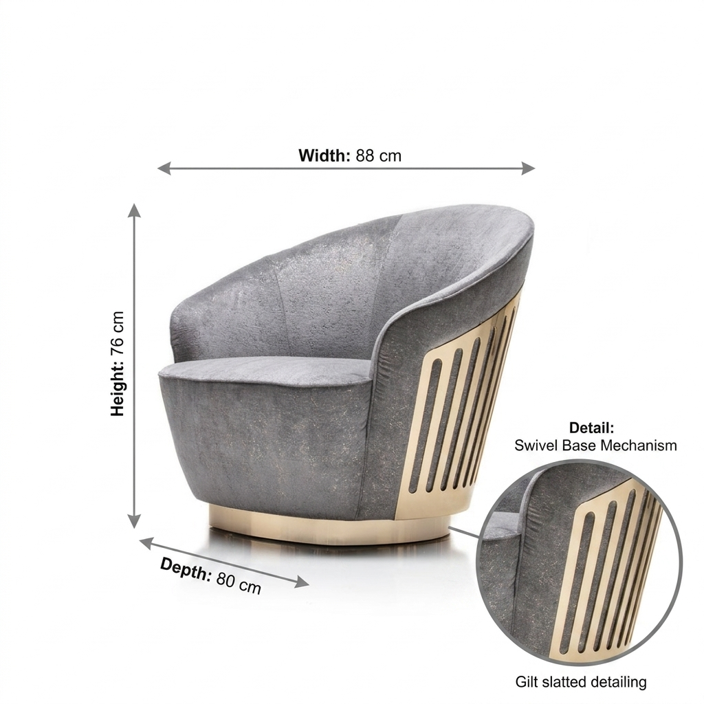 Quilted Armchair