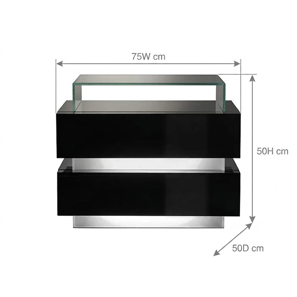 Luce Modern Bedside Table