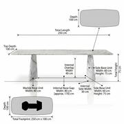 Columnar Artisan Dining Table