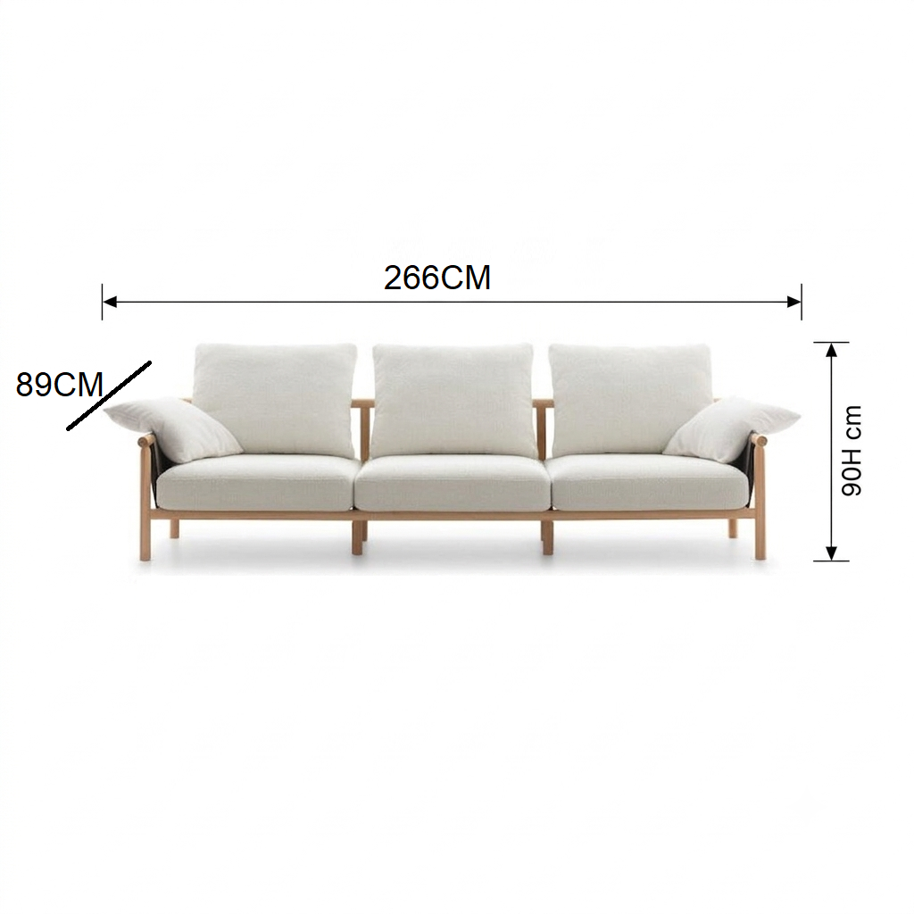 Refined Outdoor Sofa