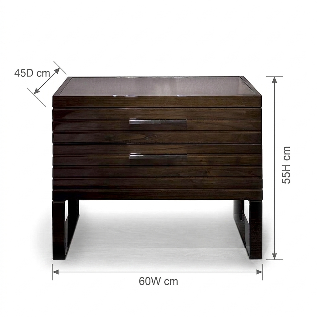 Serene Haven Bedside Table