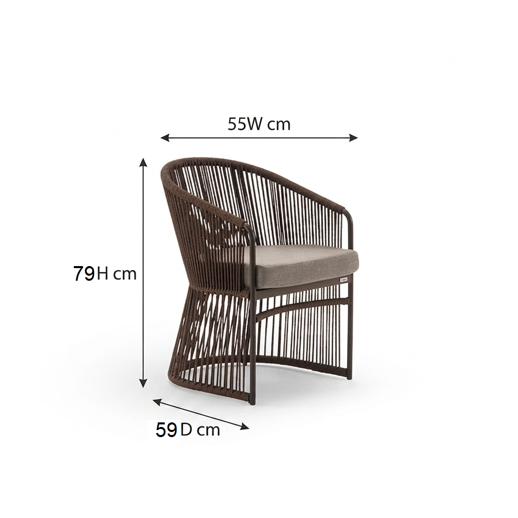 Hourglass Silhouette Dining Chair