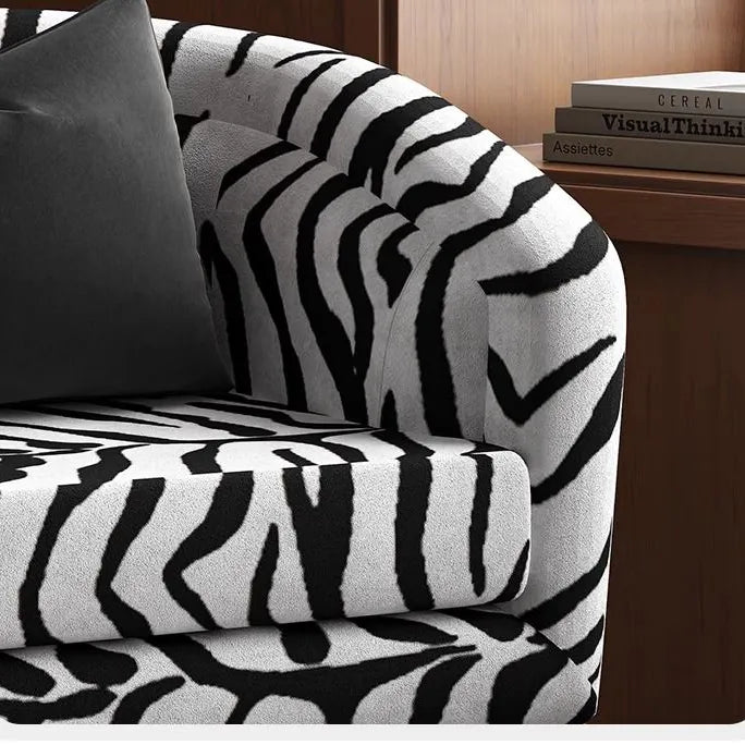 Zebra Print Elegance Armchair