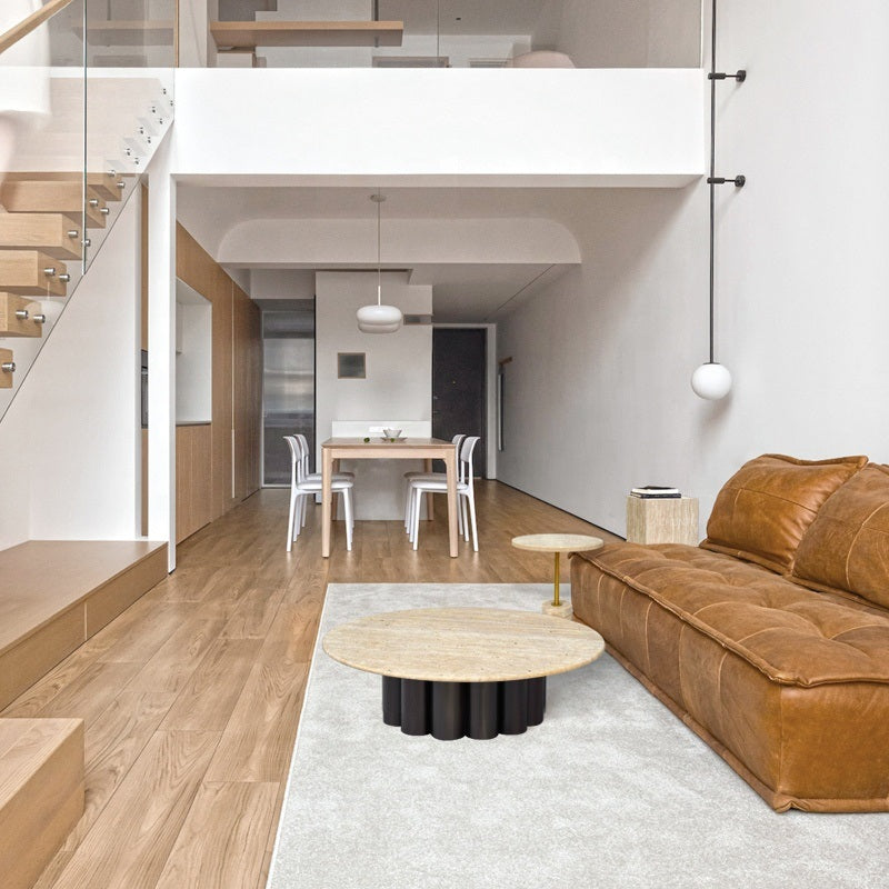 Marble-Top Modern Coffee Table