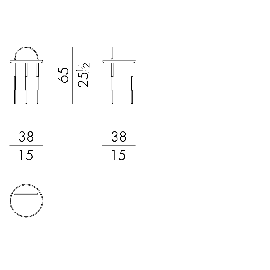 Geometric Design Side Table