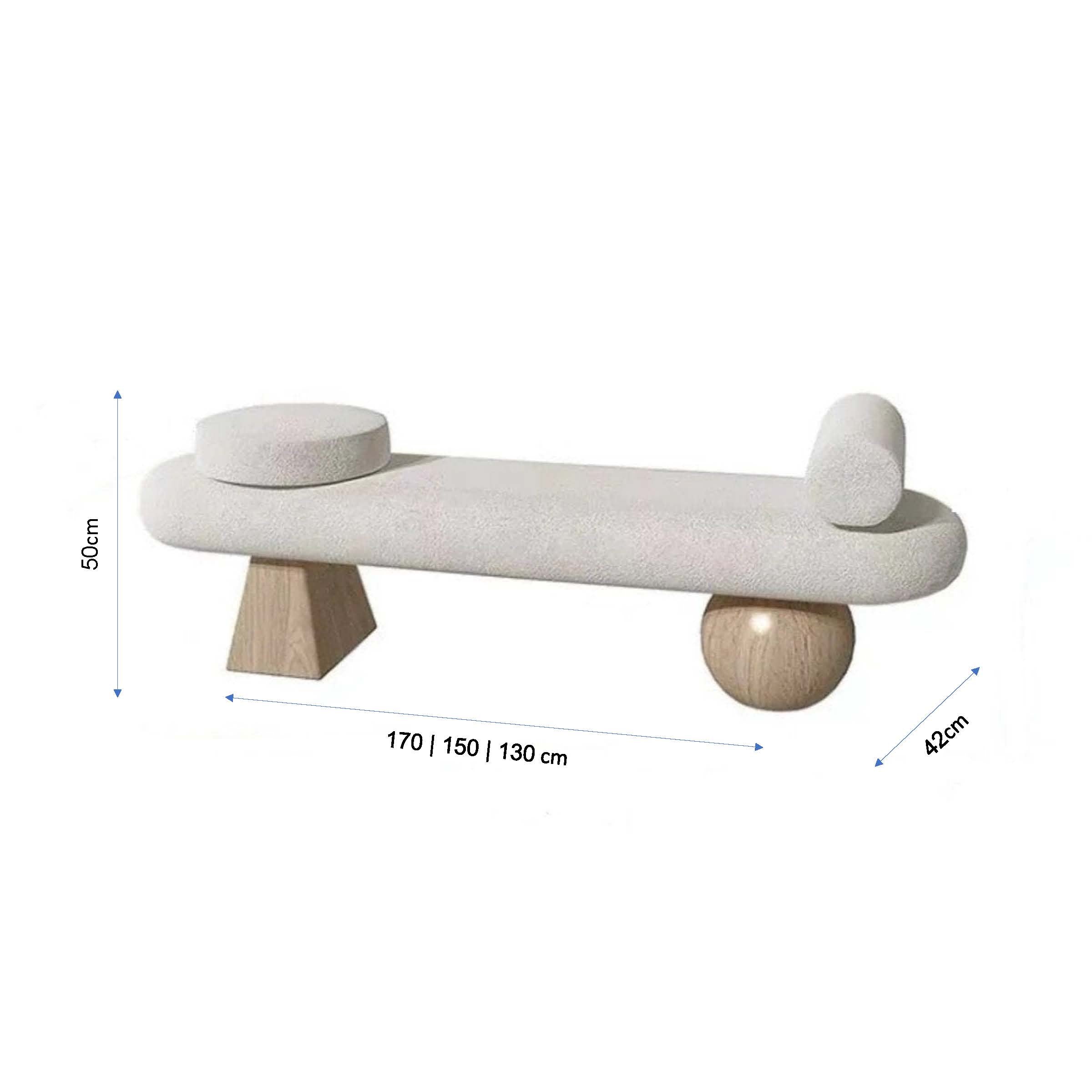 Sleek White Bench Design