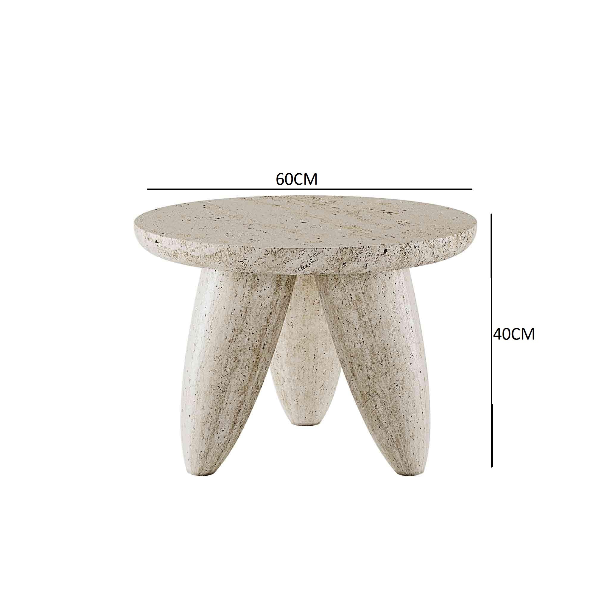 Modern circular side table