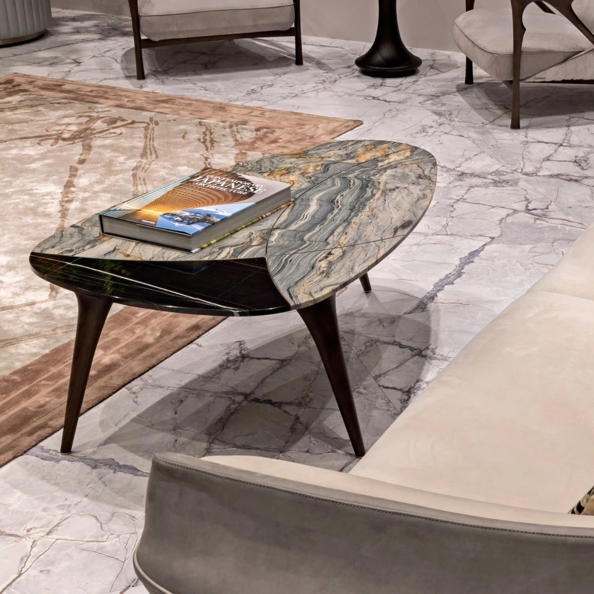 Ruben Sculptural Low Table