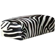 Zebra Luxe Floor Bench