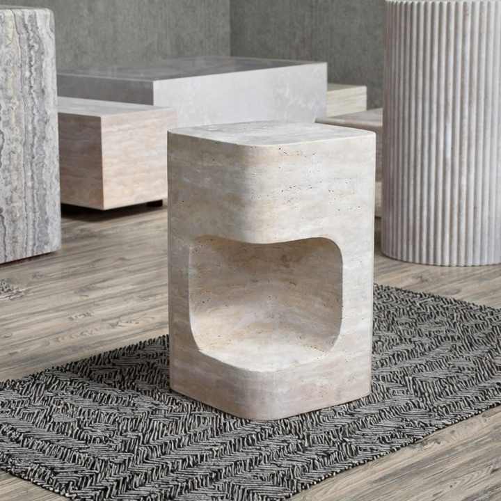 Side table with a distinctive design