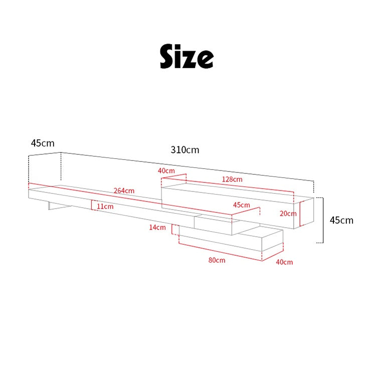 Modern design TV stand