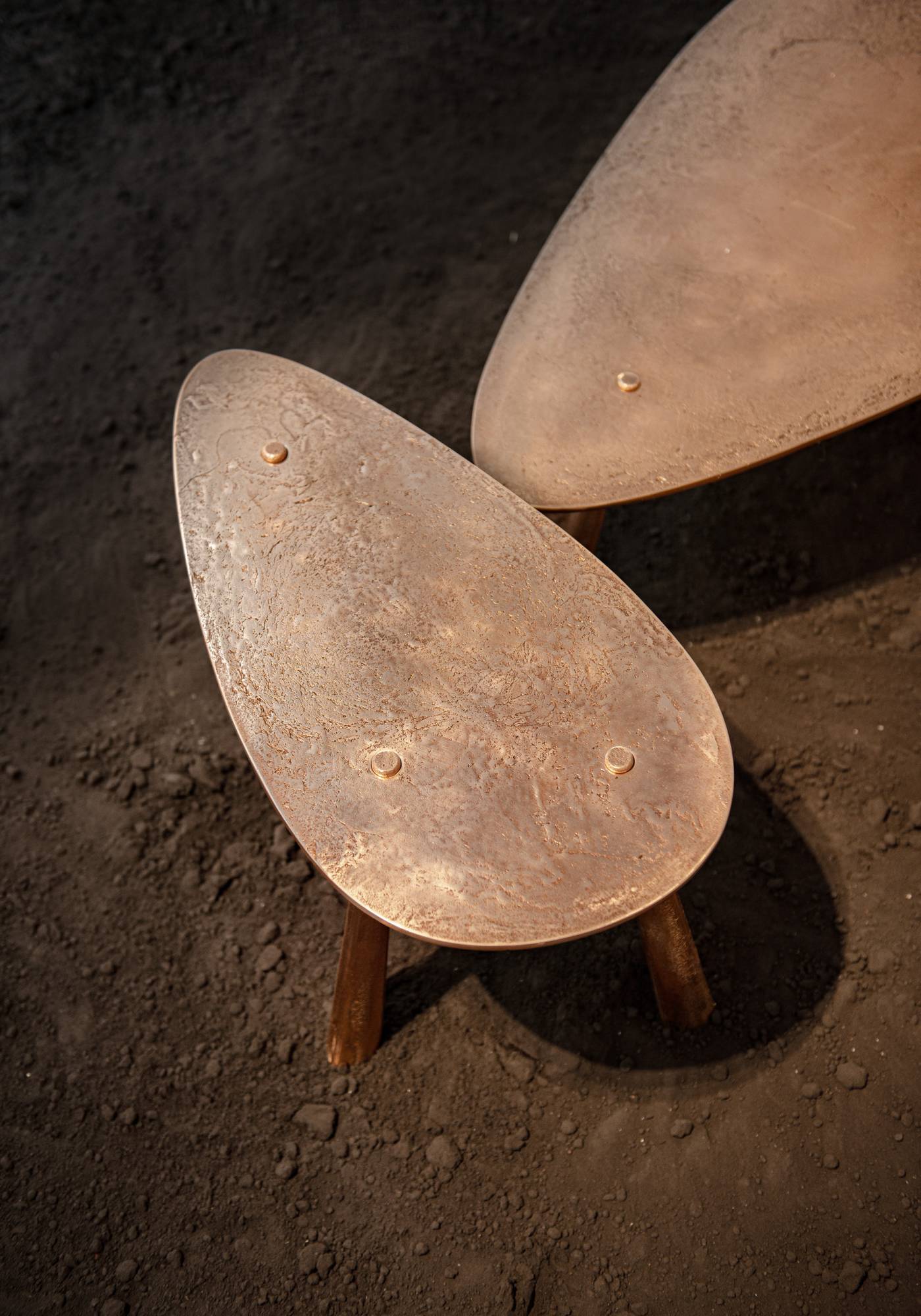Elegant Metal Table Set