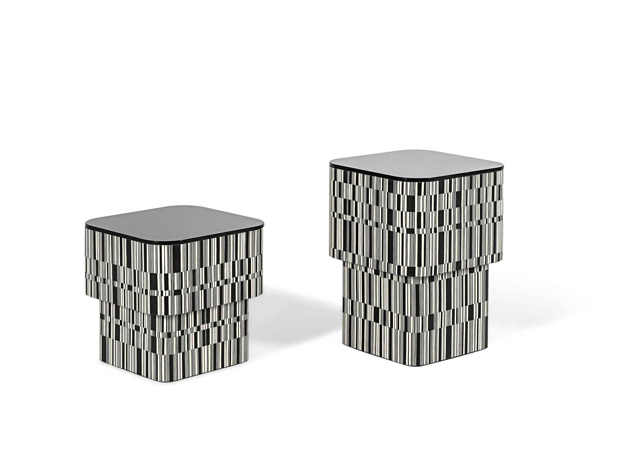 Elegant Metal Coffee Table Set