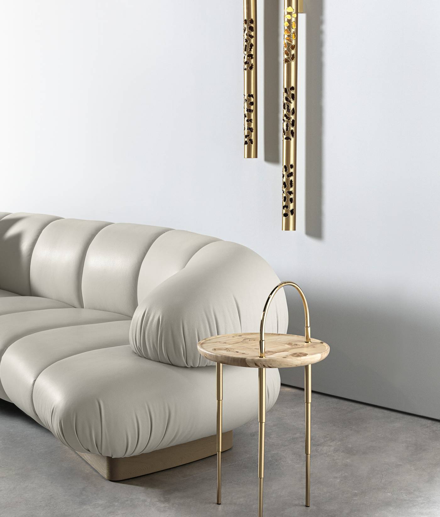 Geometric Design Side Table