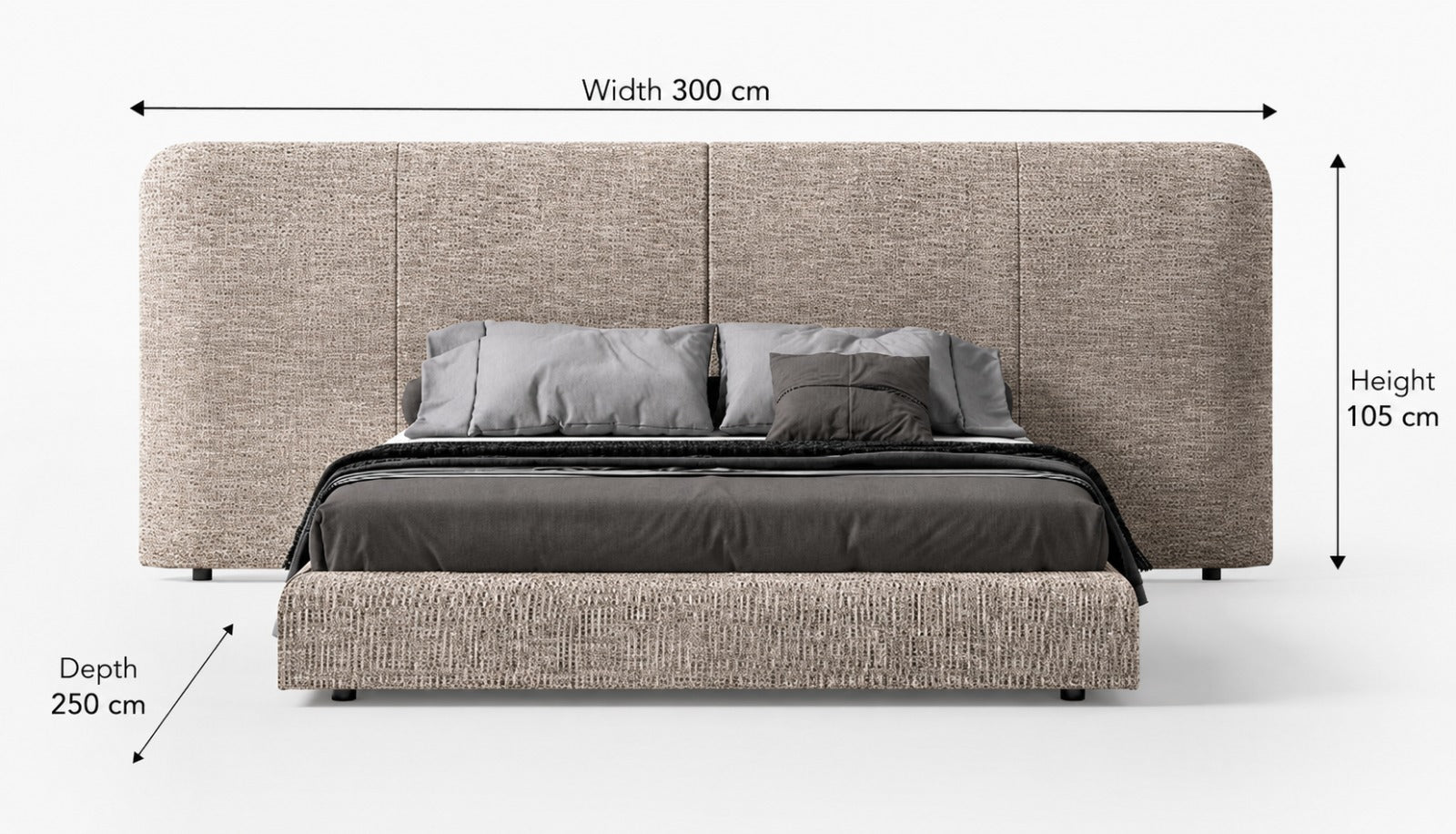 Wide Horizon Bed