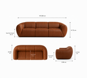 Veloura Curve Sofa