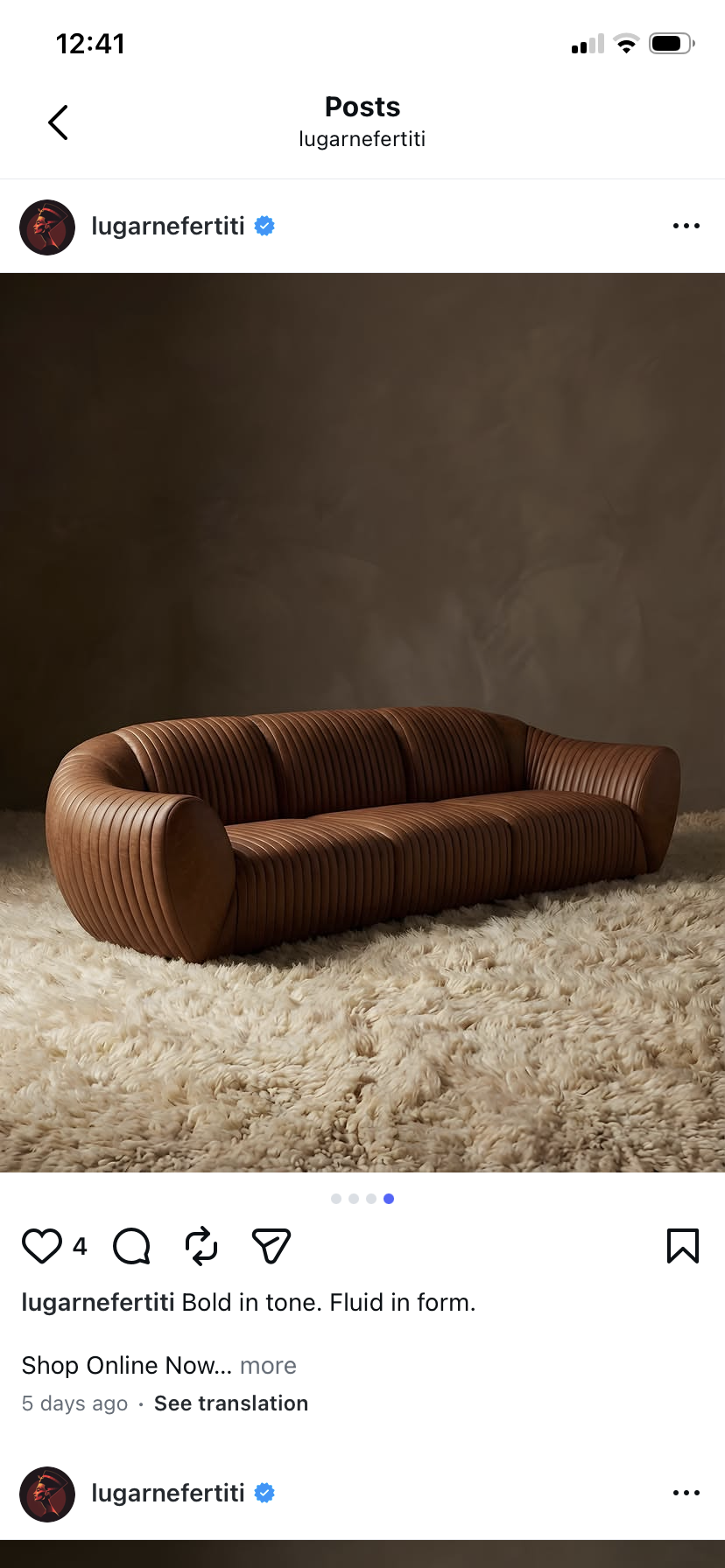 Veloura Curve Sofa