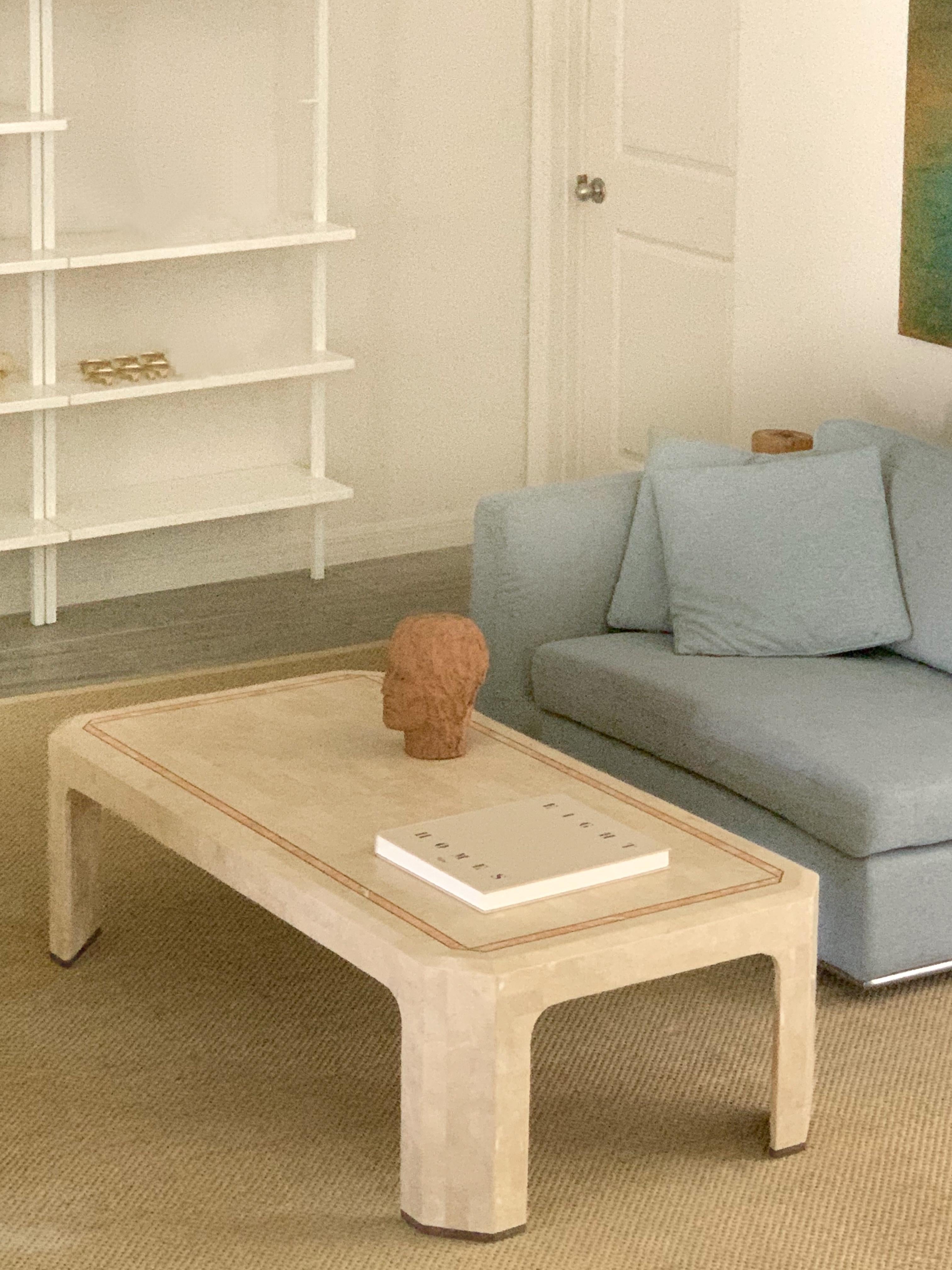 Luxury rectangular coffee table