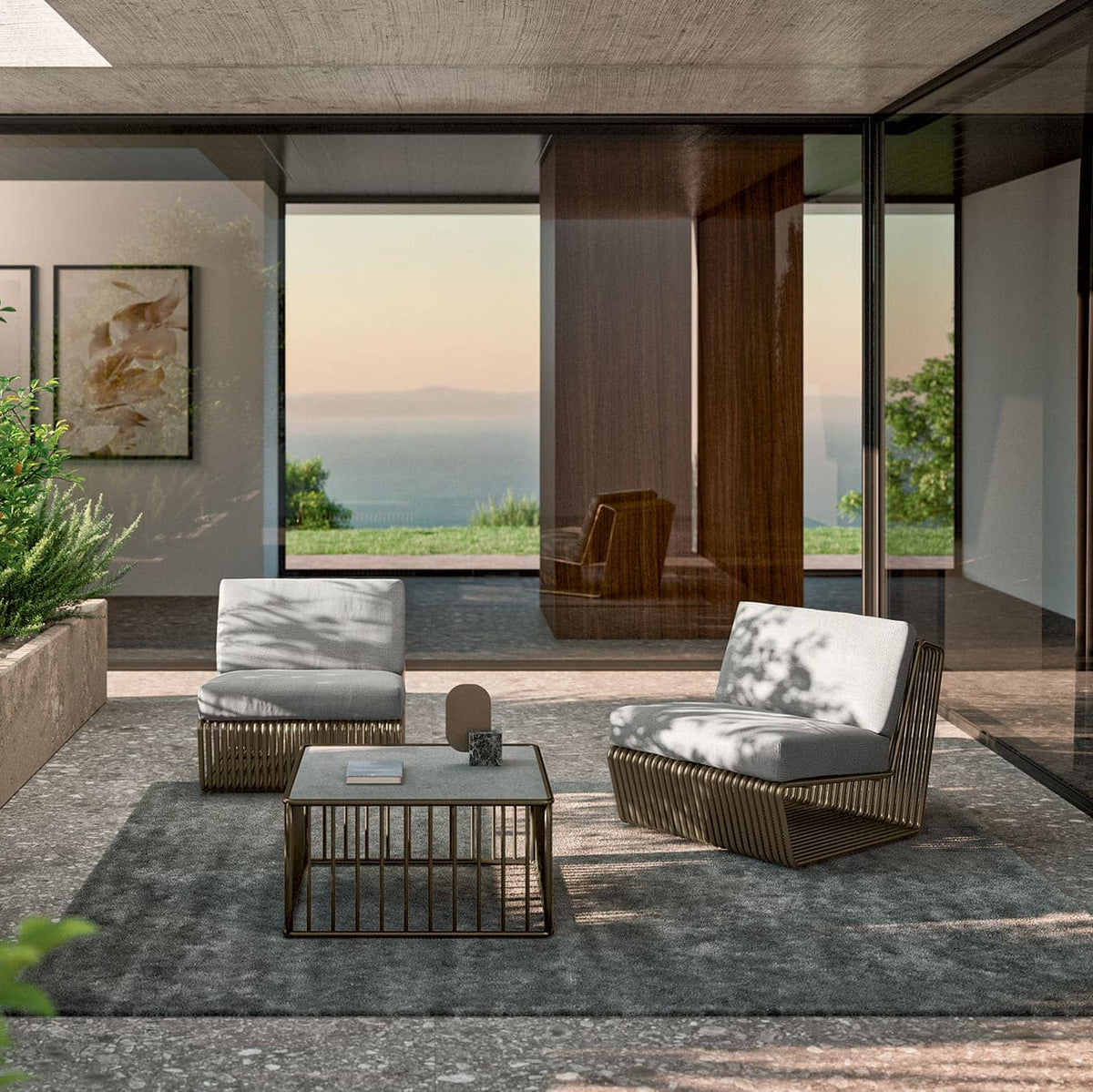 Infinity Modern Accent Chair Premium Finish