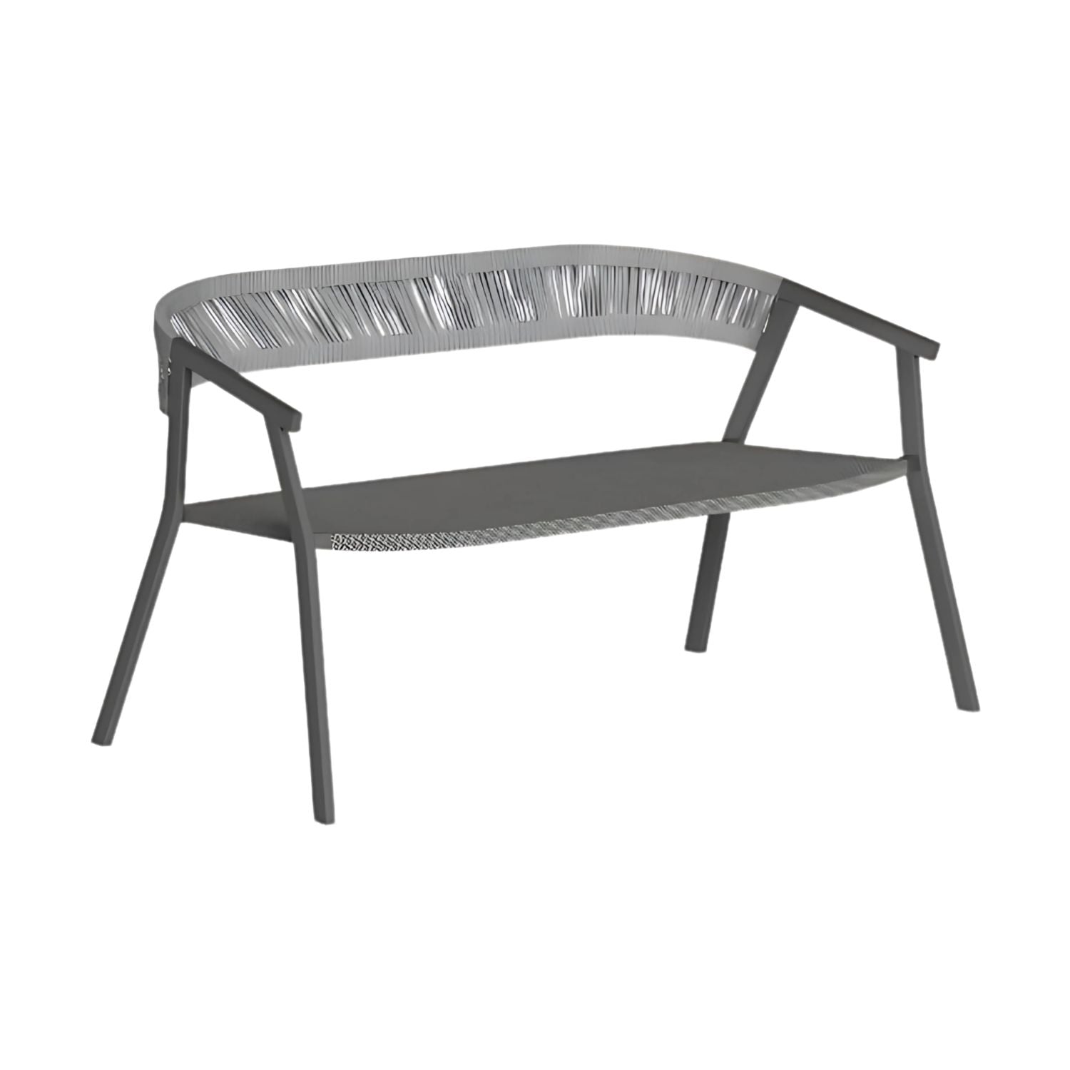 Main outdoor seat in metallic gray
