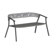 Main outdoor seat in metallic gray
