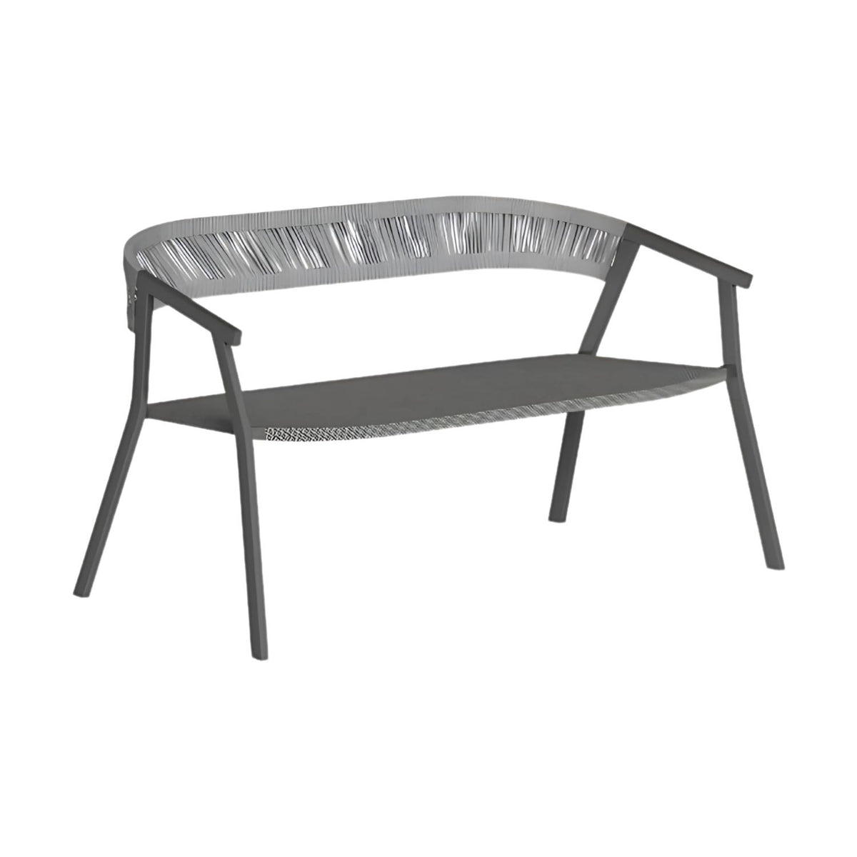Main outdoor seat in metallic gray