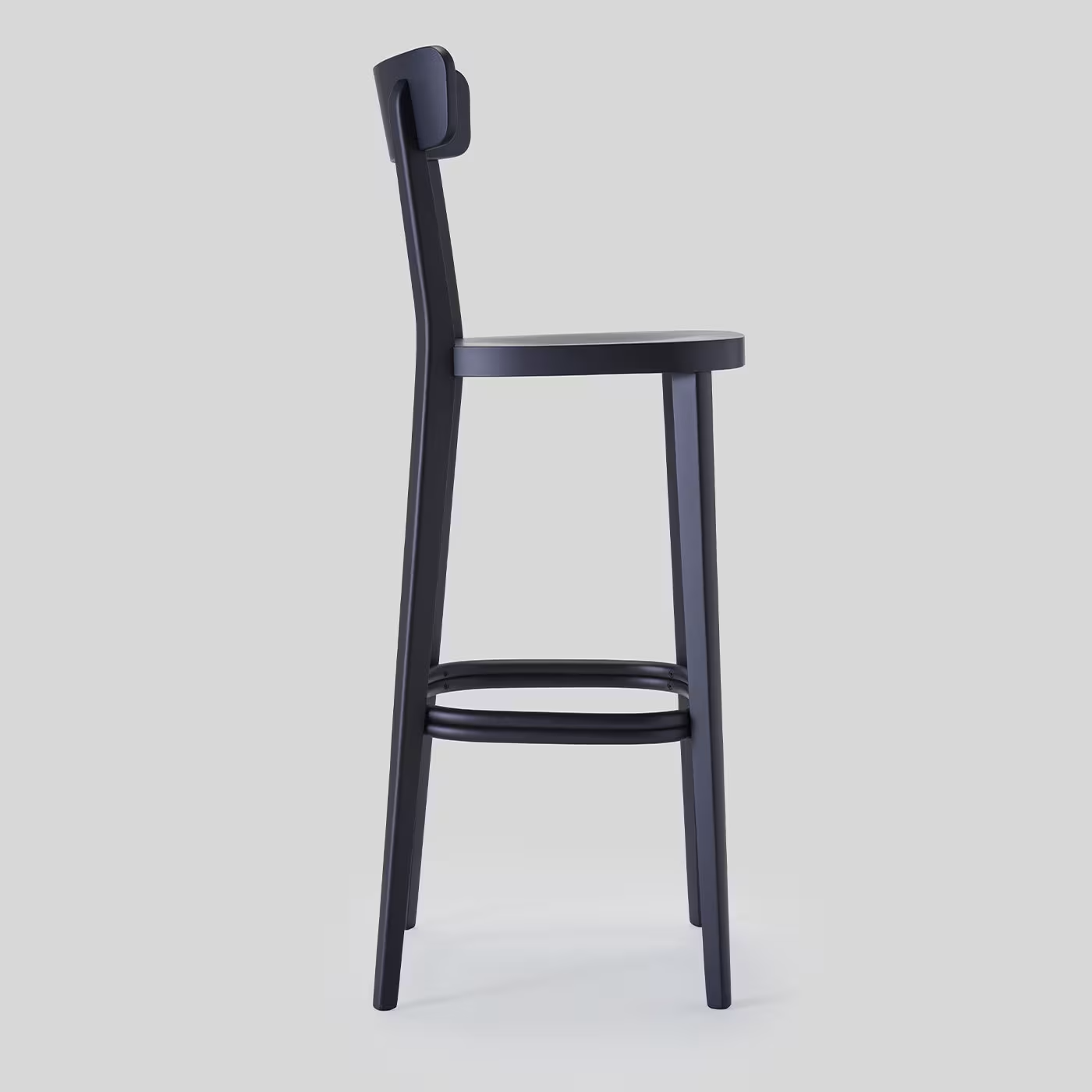 Milano black barstool