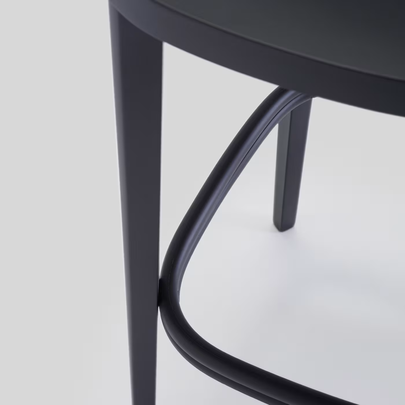 Milano black barstool