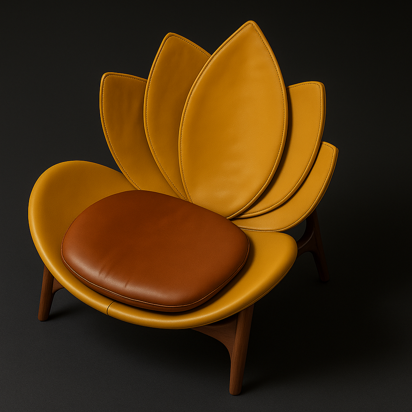The Lotus Chair  by Lugar Nefertiti