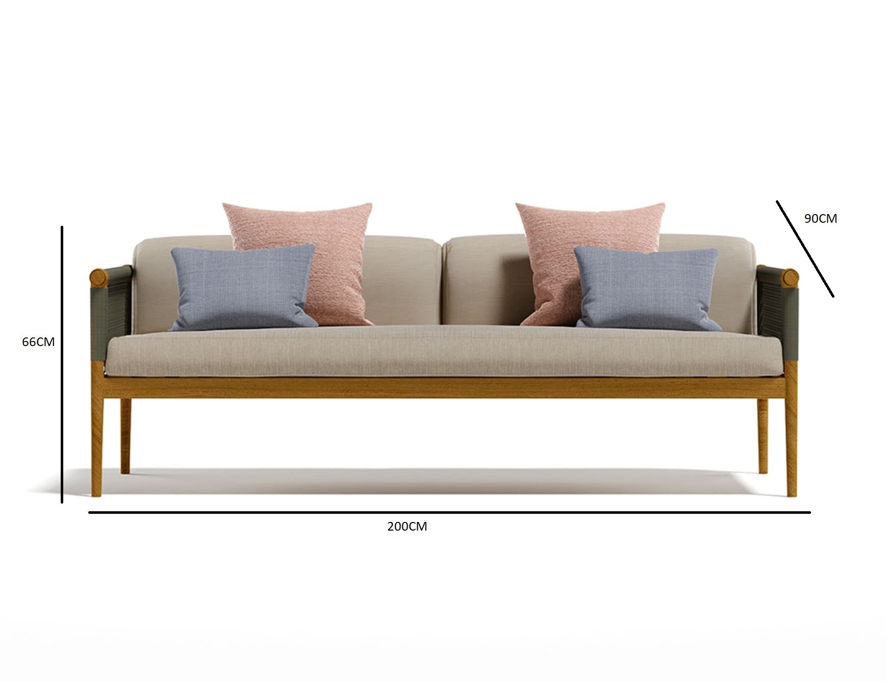 Innovatively designed outdoor sofa