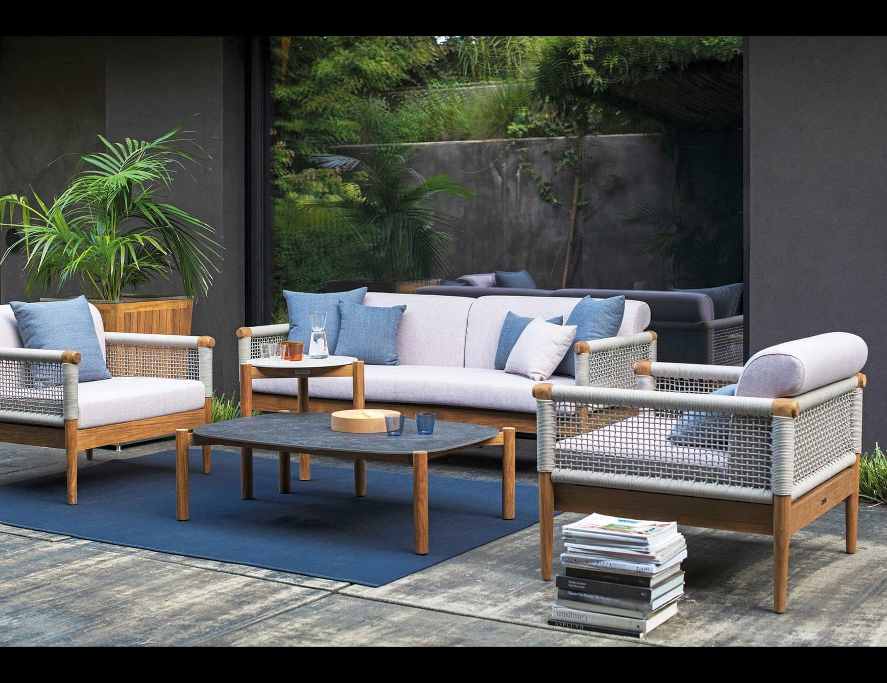 Innovatively designed outdoor sofa