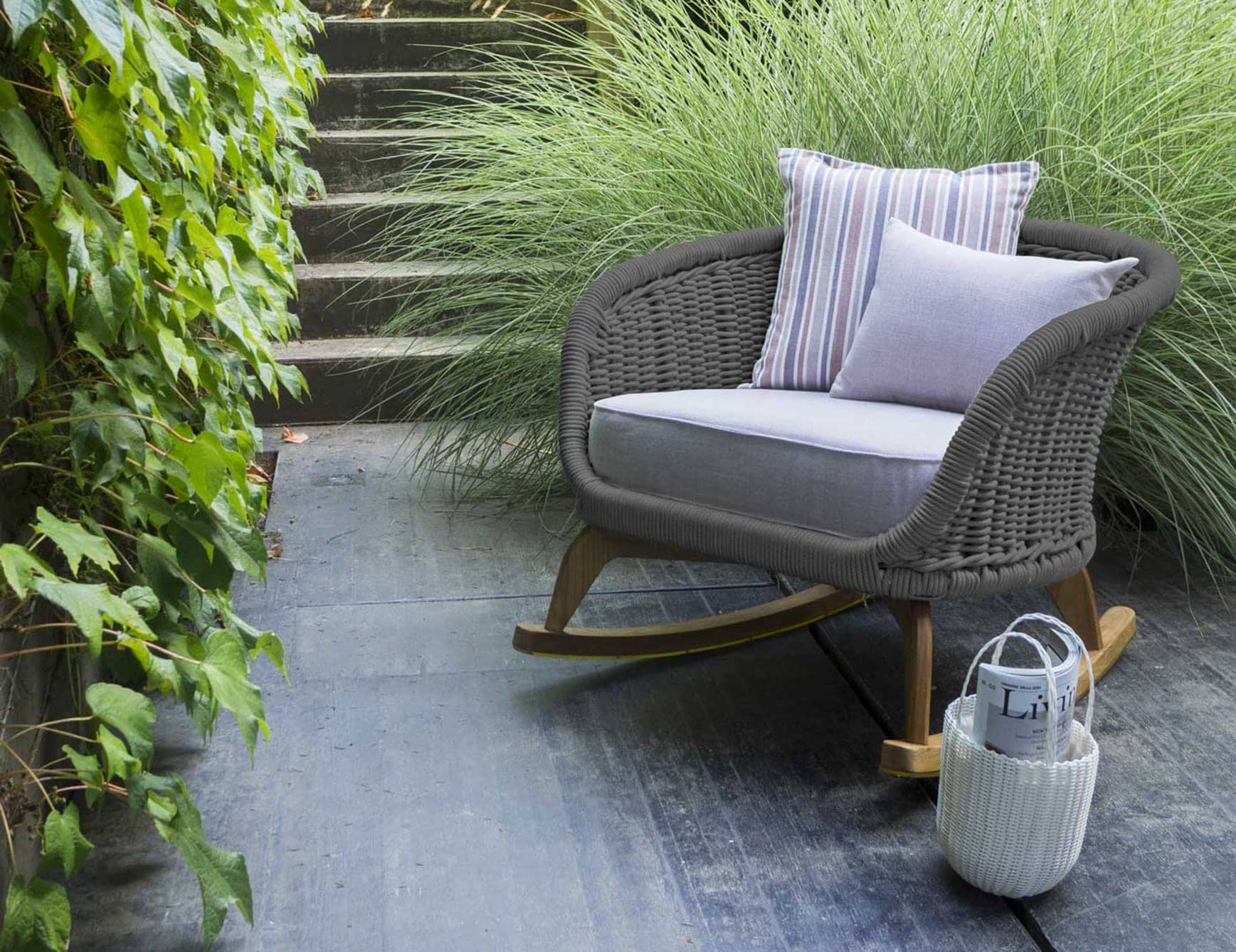 Distinctive outdoor rocking chair