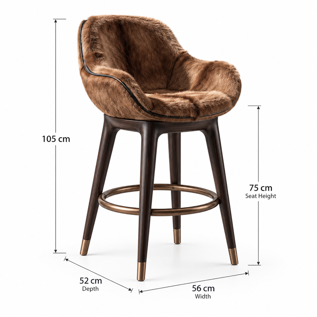 Coastline bar stool