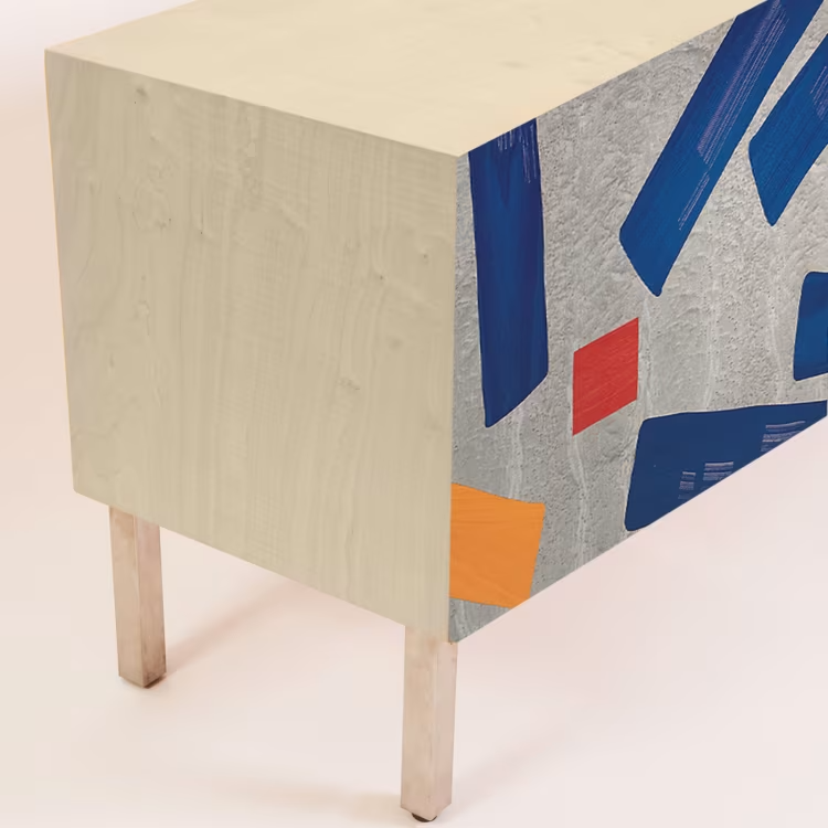 Intarsia sideboard