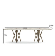 Uniquely designed dining table
