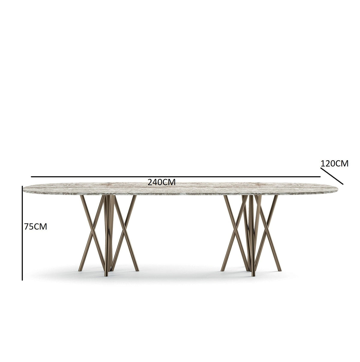 Uniquely designed dining table