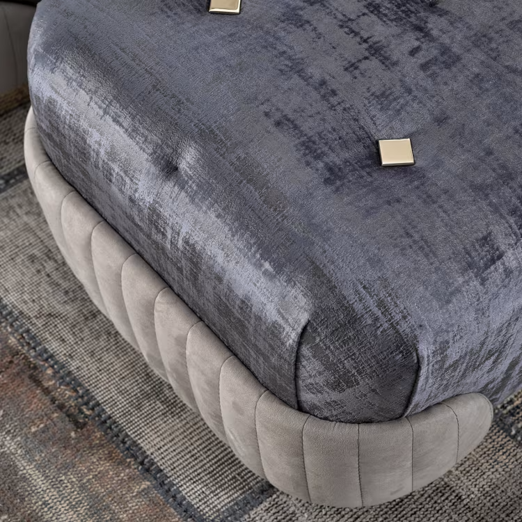 Crystal Upholstered Bench