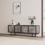 Modern Metal Media Table