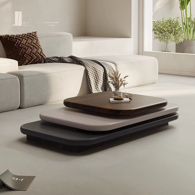 Elegant three-piece coffee table