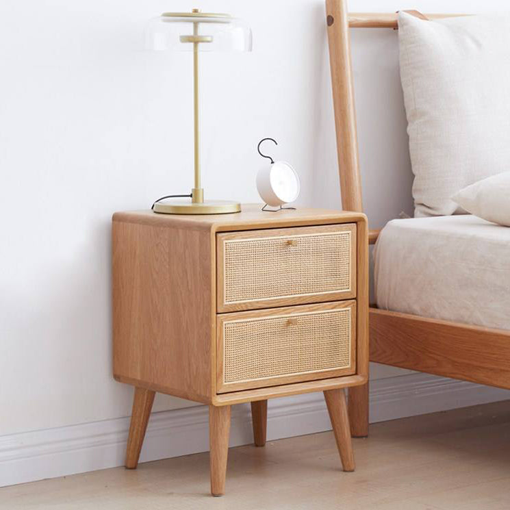 Rattan drawer chest