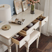 Dressing table with a luxurious seat
